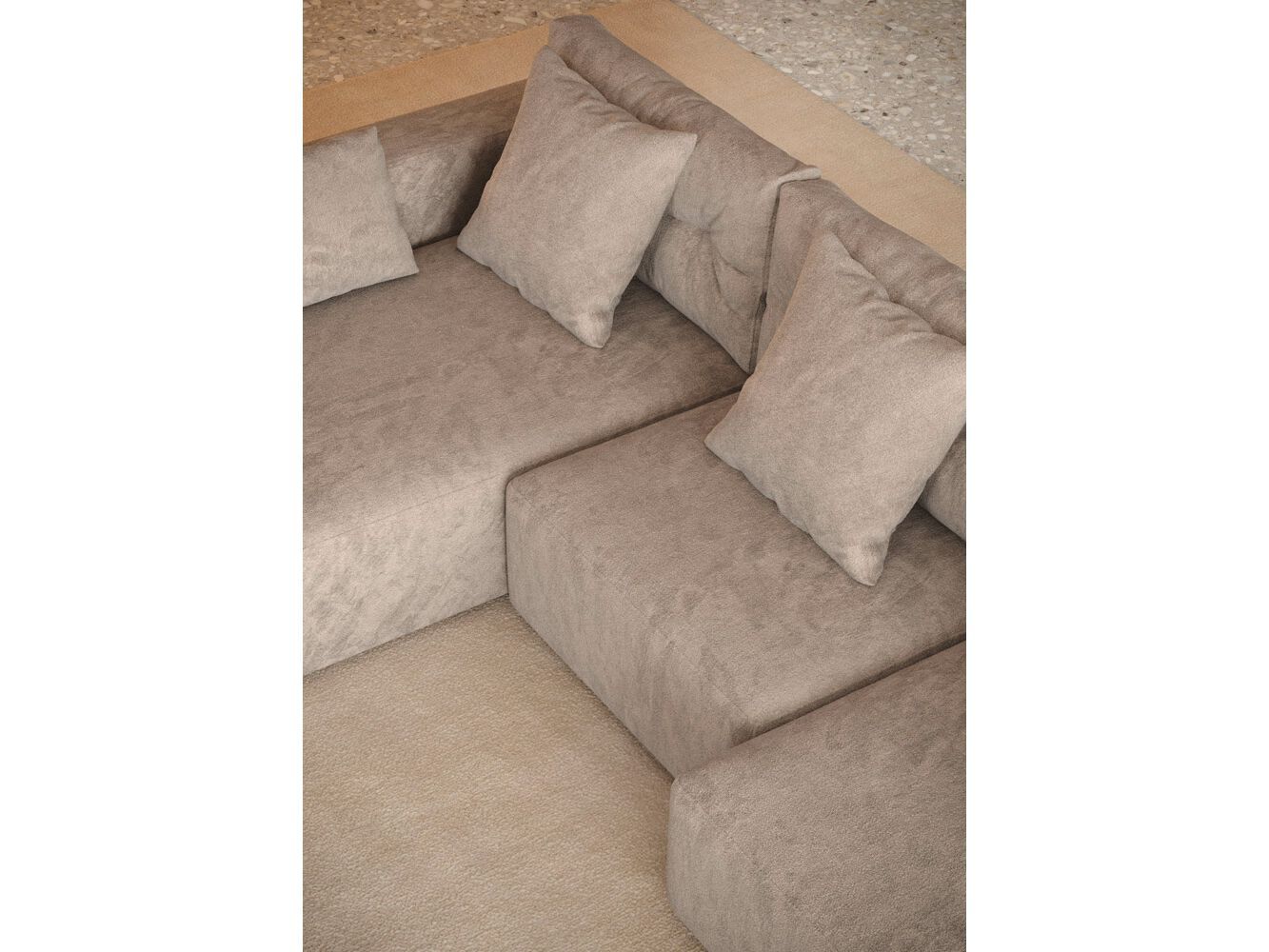 Секционный диван из ткани Giessegi Infinity ARCH-00043634 - Вид №5