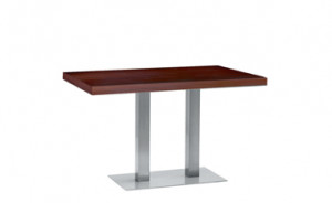MT 491 Q Каркас стола из окрашенной стали. Доступен со стальной или деревянной колонной. Et al. MT