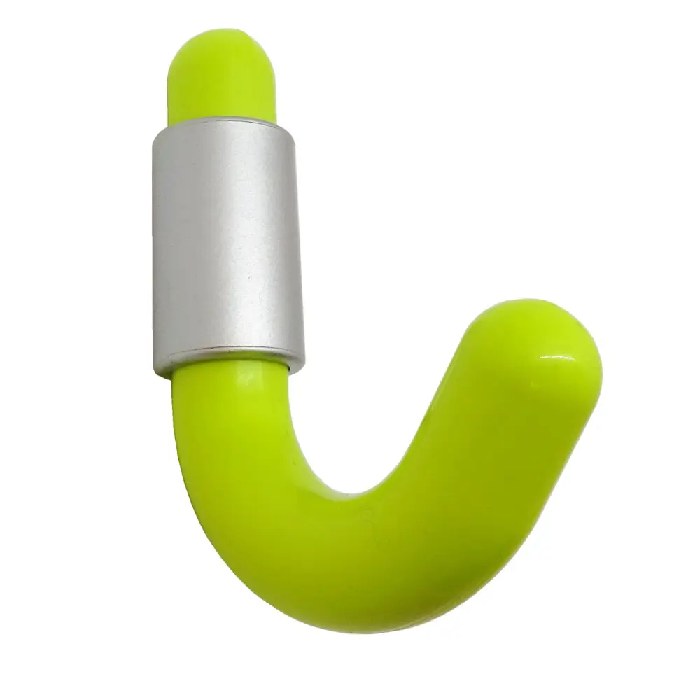 Крючой малый пластик, цвет лайм ЛЕВША STLM-2097310