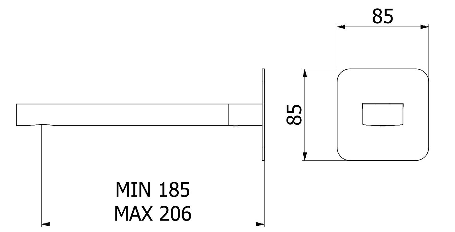 Настенный дозирующий носик IB Wave ARCH-00122503 - Вид №2