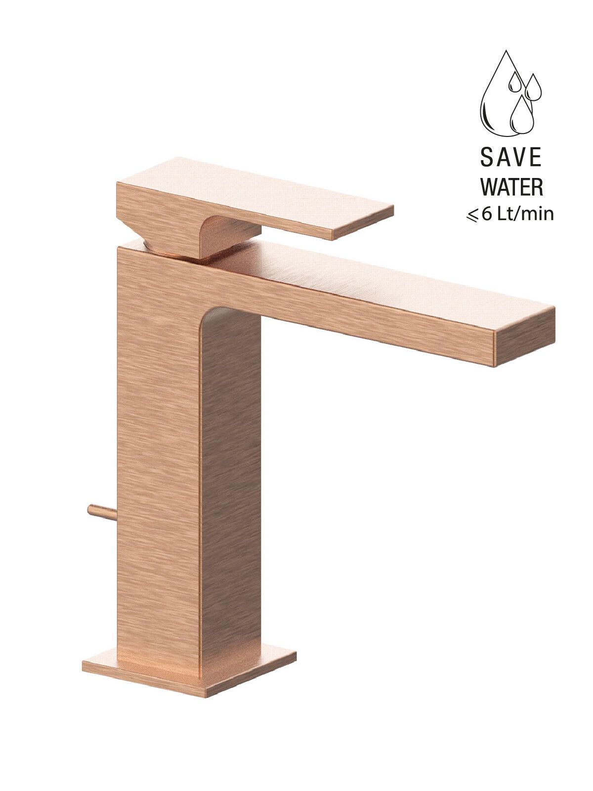 Однорычажный смеситель для раковины с раковиной Rubinetterie Frattini Vita Due ARCH-00058733 - Вид №13