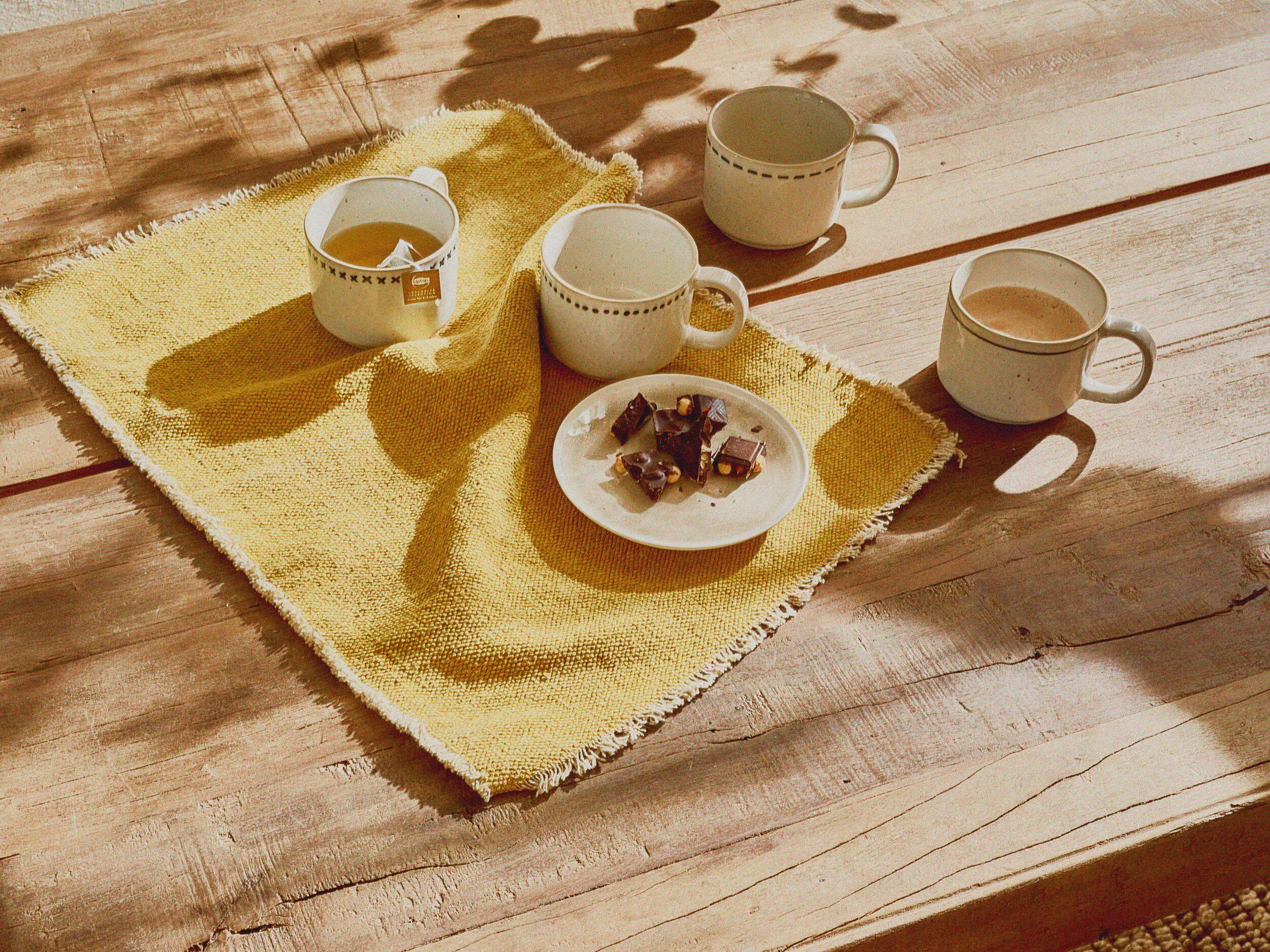 Круглая фарфоровая тарелка для коктейлей POMAX печенье ARCH-00145930 - Вид №5