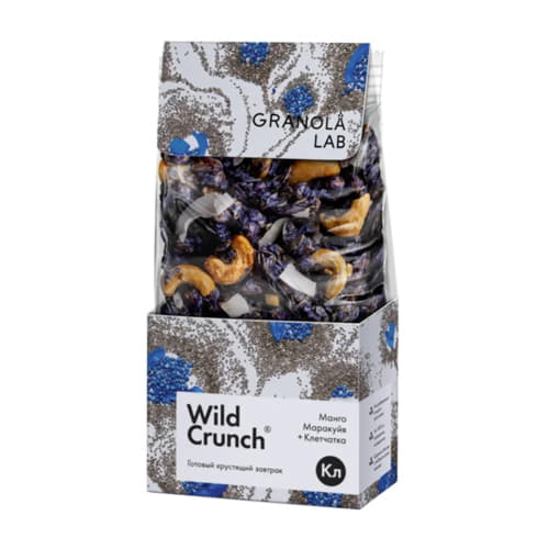 Кранч-гранола Манго маракуйя клетчатка Granola.Lab 260 г Santreyd 13355