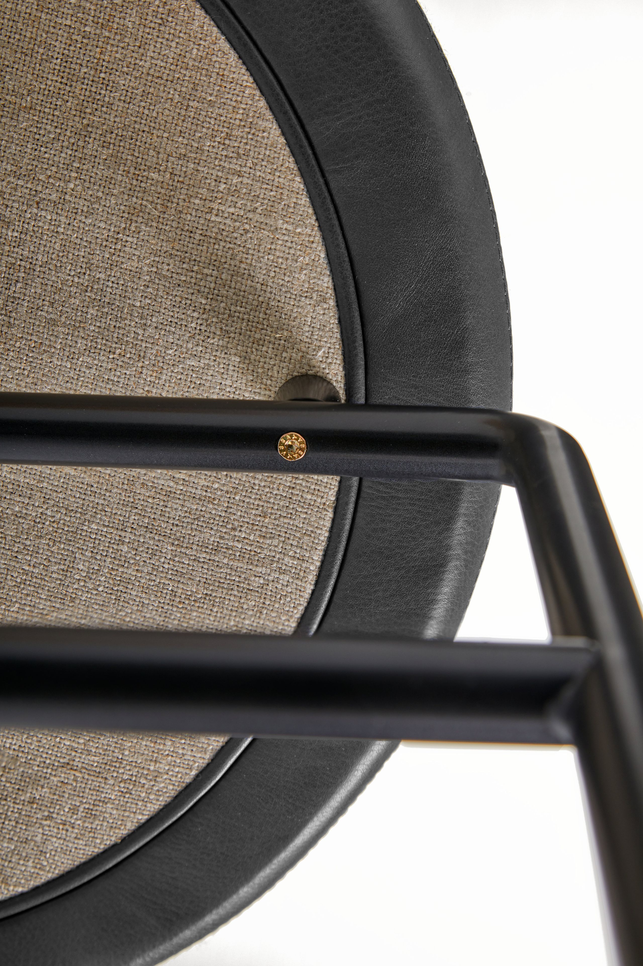 Стальной мягкий стул BassamFellows ARCH-00043565 - Вид №3