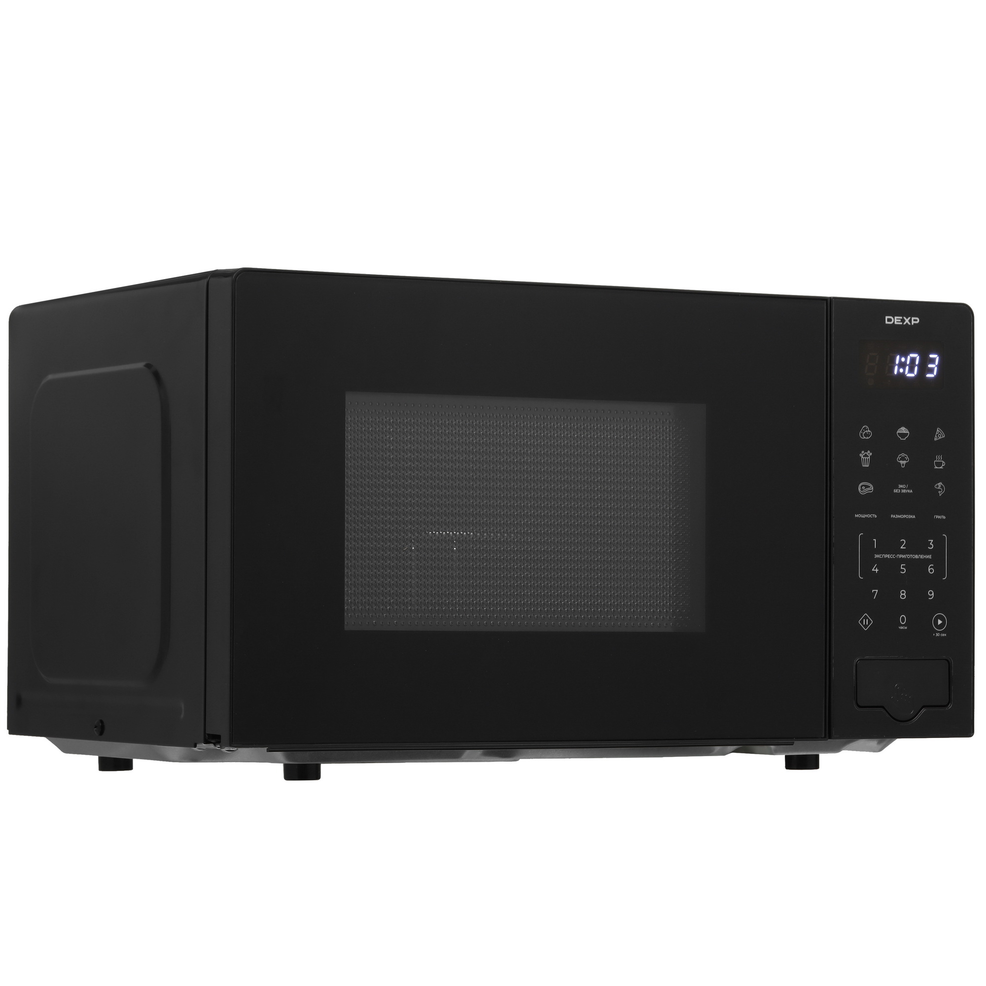 9073692 Микроволновая печь DEXP EG-80 черный STDN-0097977 - Вид №1