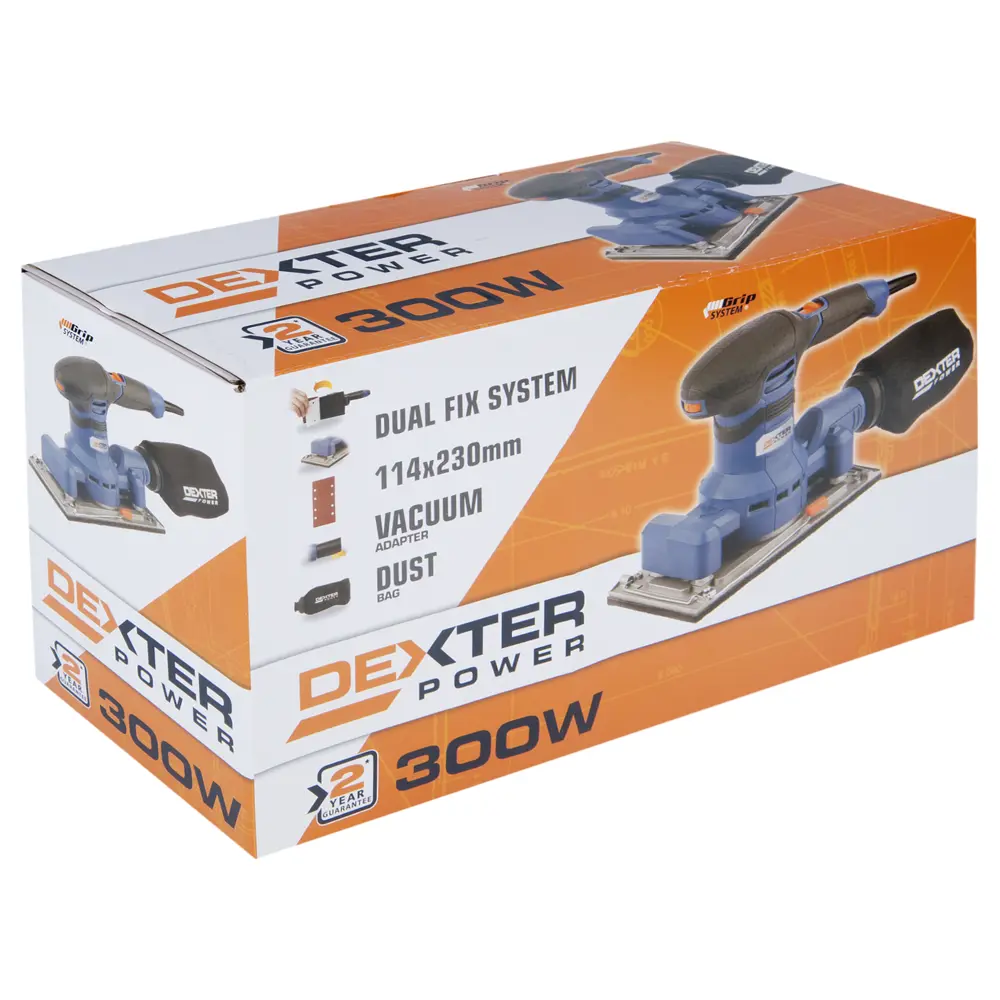 Вибрационная шлифмашина Dexter Power NC300ES, 300 Вт STLM-2109539 - Вид №4