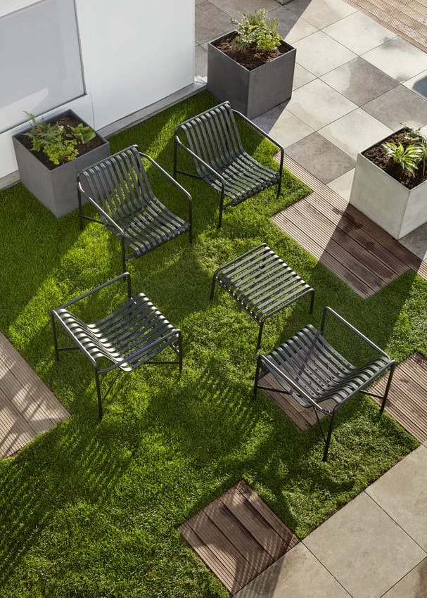 Стальная прямоугольная Садовая подставка для ног Hay Палисад ARCH-00043018 - Вид №37