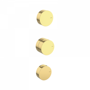 90105005 PREMIUM Polished Gold Термостатический 2/3 пути вертикального интерьера Полированное Золото GRB MIXERS