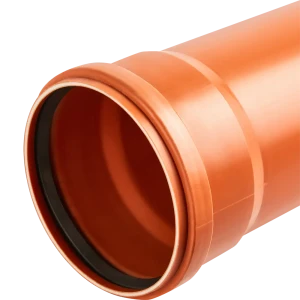 Труба канализационная Хемкор SN4 d160x2000 мм для наружной канализации