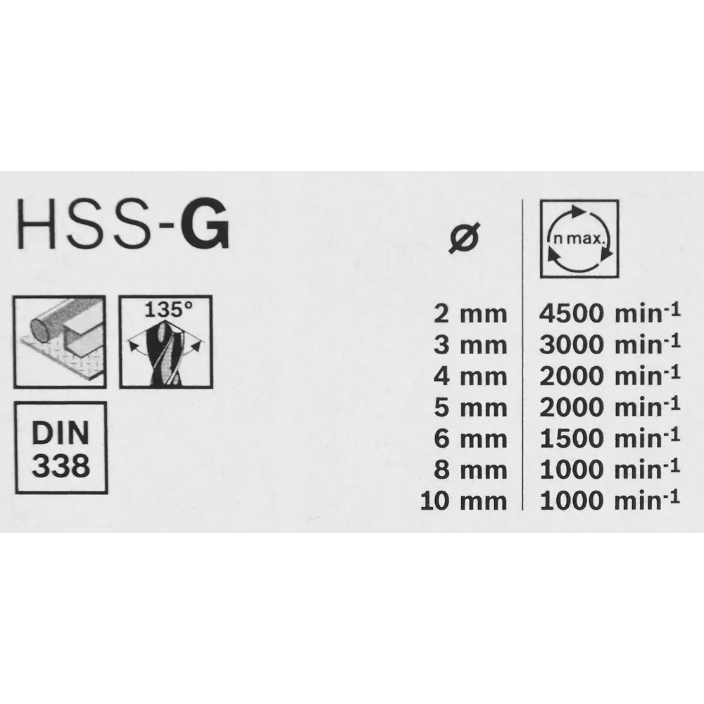 Набор свёрл по металлу HSS-G Bosch 2608589295, 7 шт BOSCH PROFESSIONAL STLM-2055999 - Вид №5