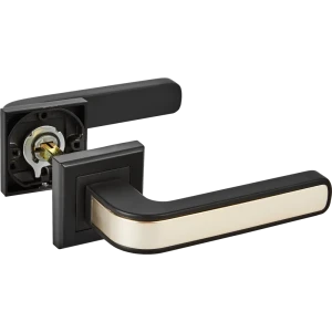 Дверные ручки Edson EDS-Natalie Q1, без запирания, цвет черный