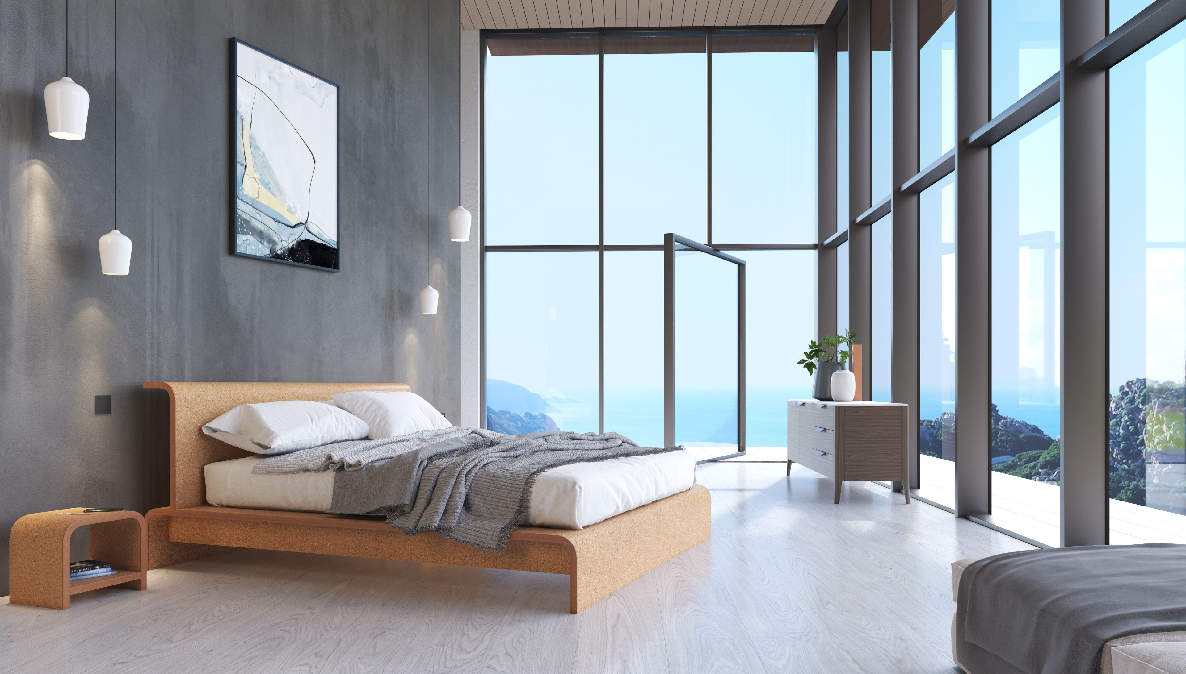 Тумбочка из пробки OTQ Bisu ARCH-00027383 - Вид №5