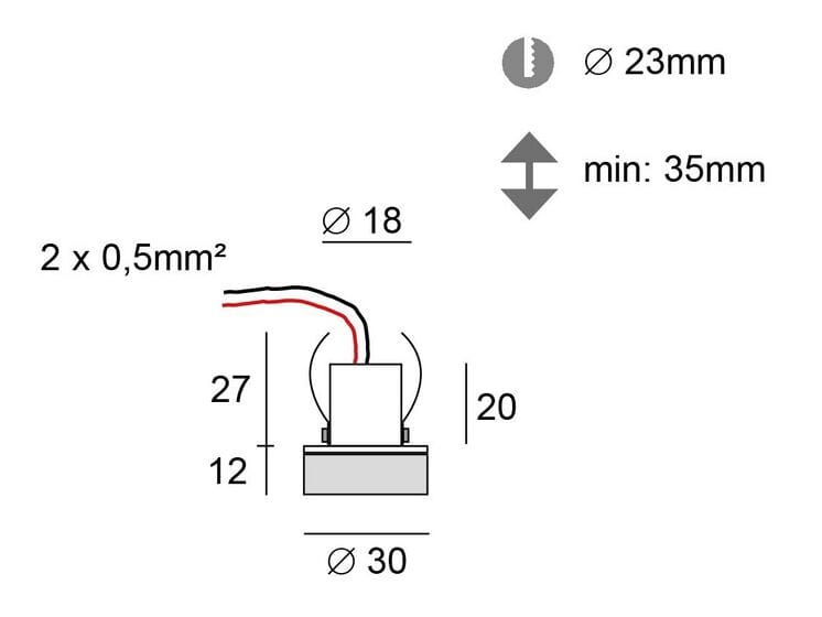 Открытый утопленный светодиодный прожектор BEL-LIGHTING TINI 2 ARCH-00085375 - Вид №2
