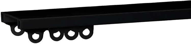 Двухрядный карниз ARTTEX Facile для штор и тюля 240 см 88521560