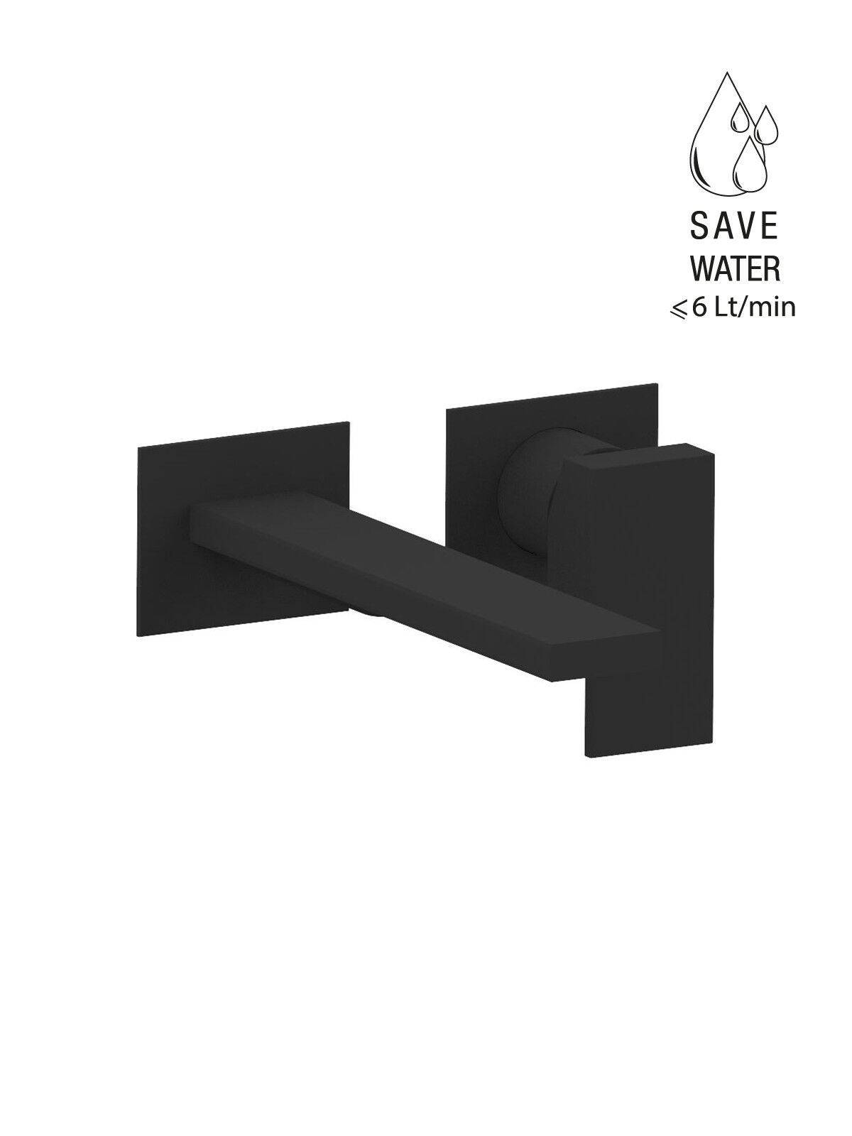 Настенный смеситель для раковины с ограничителем расхода Rubinetterie Frattini Vita Due ARCH-00078238 - Вид №47