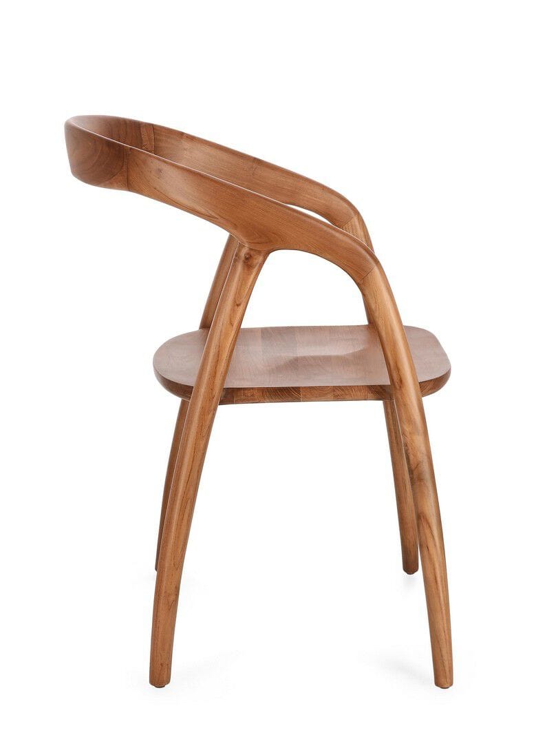 Стул из тикового дерева с подлокотниками BIZZOTTO DOTTY ARCH-00078735 - Вид №7