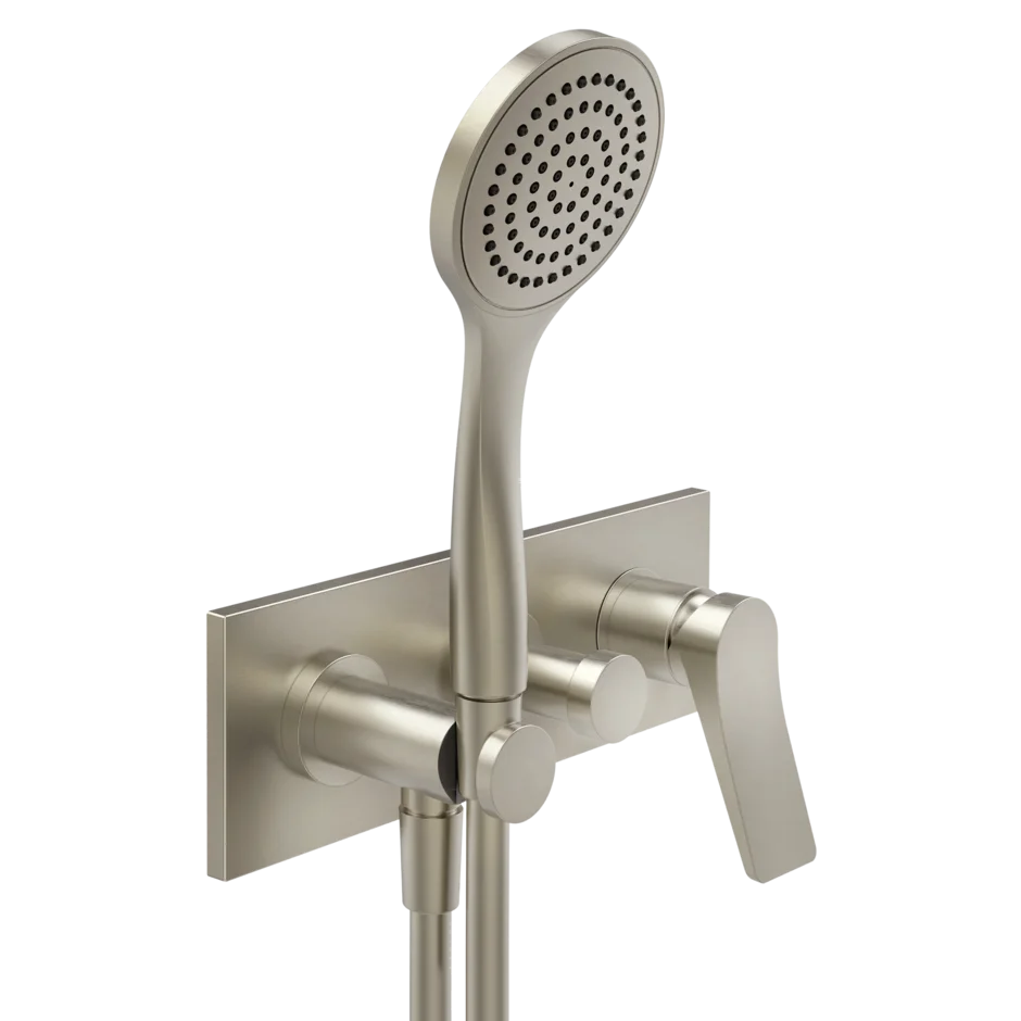 Смеситель для ванны-смеситель для душа 59140 149 Gessi Rilievo МАТОВЫЙ НИКЕЛЬ FINOX 59140149