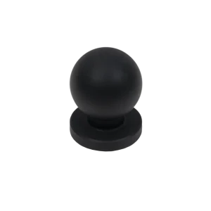 Мебельная ручка-кнопка GN35 цвет черная