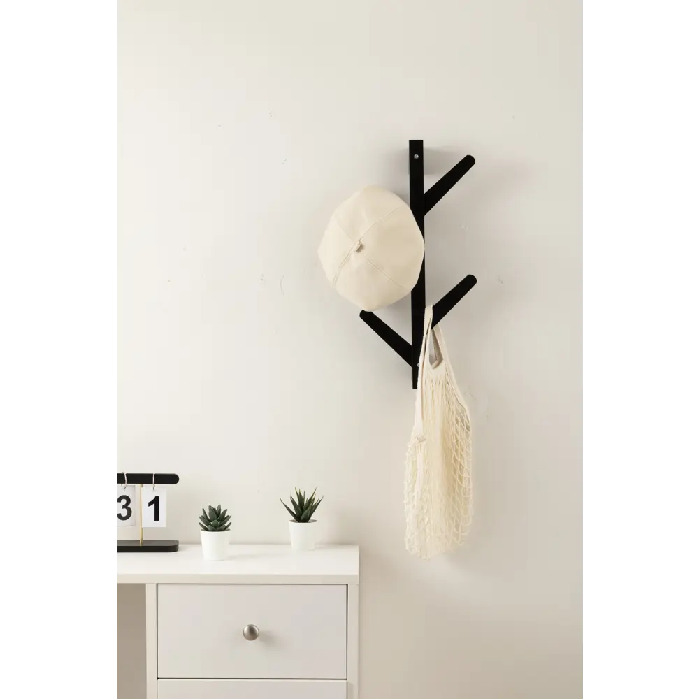Wooden tree wall hook pine black 89453476 STLM-2190137 KONSENSA  - Вид №5