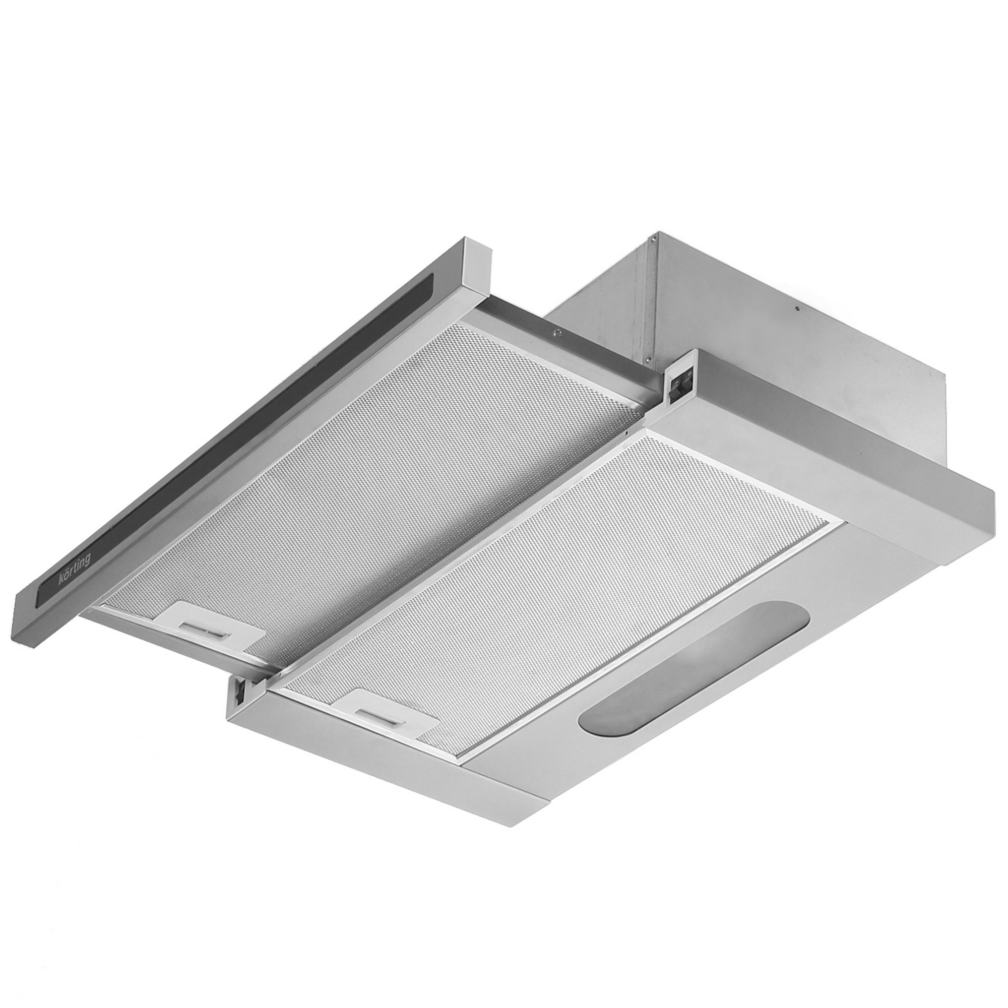 8169897 Вытяжка телескопическая Korting KHP 6637 GNX серебристый/черный STDN-0067649 - Вид №2