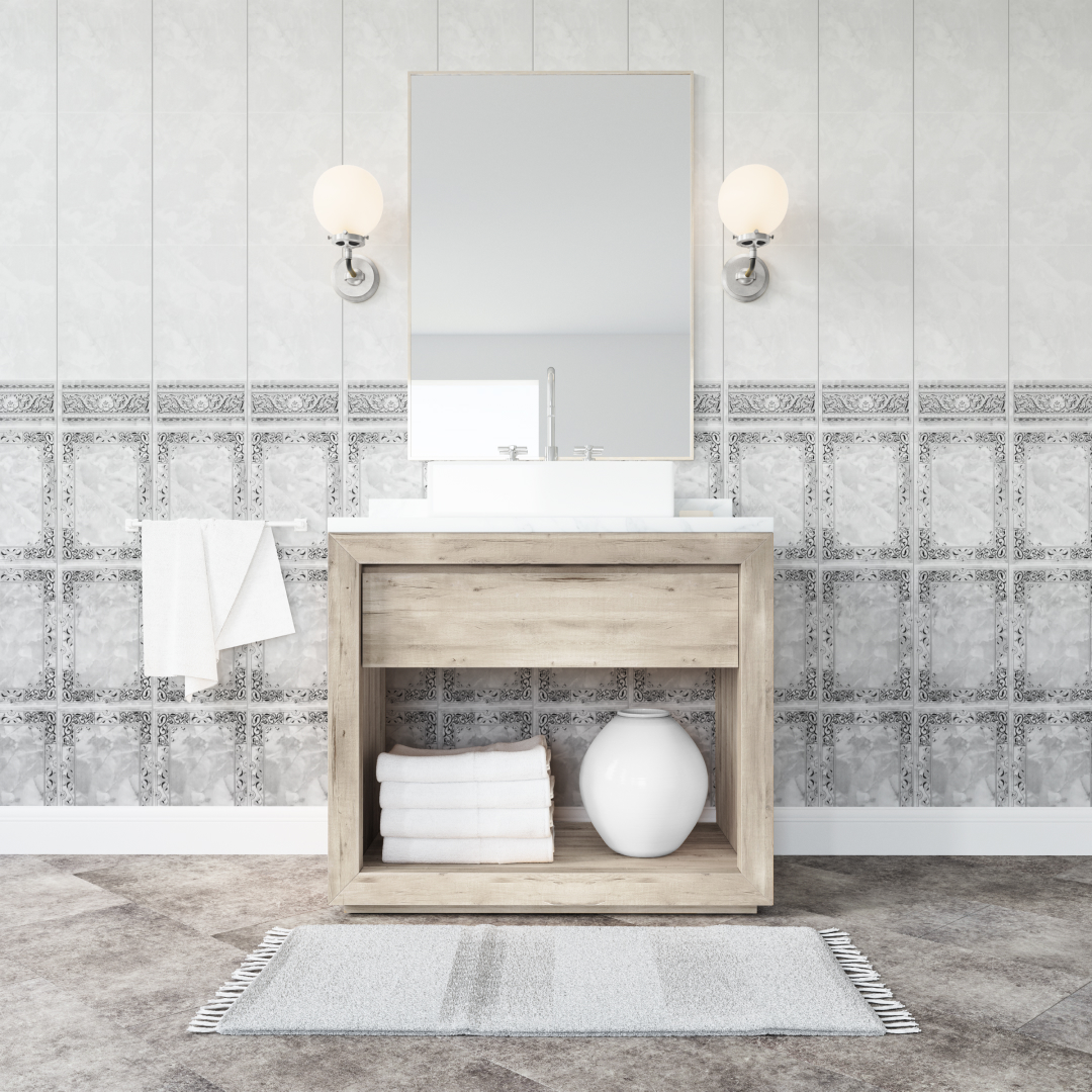 Панель пласт. "Фриз" Барон 102 Черный 2,7*0,25 АКВАТОН Novita STSR-410 - Вид №3