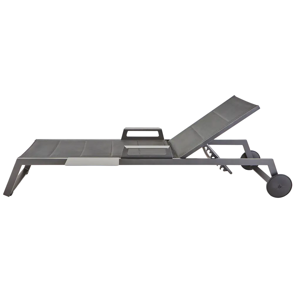 Шезлонг Naterial Odyssea II 222x87.5x64 см алюминий/текстилен серый STLM-2087687 - Вид №4