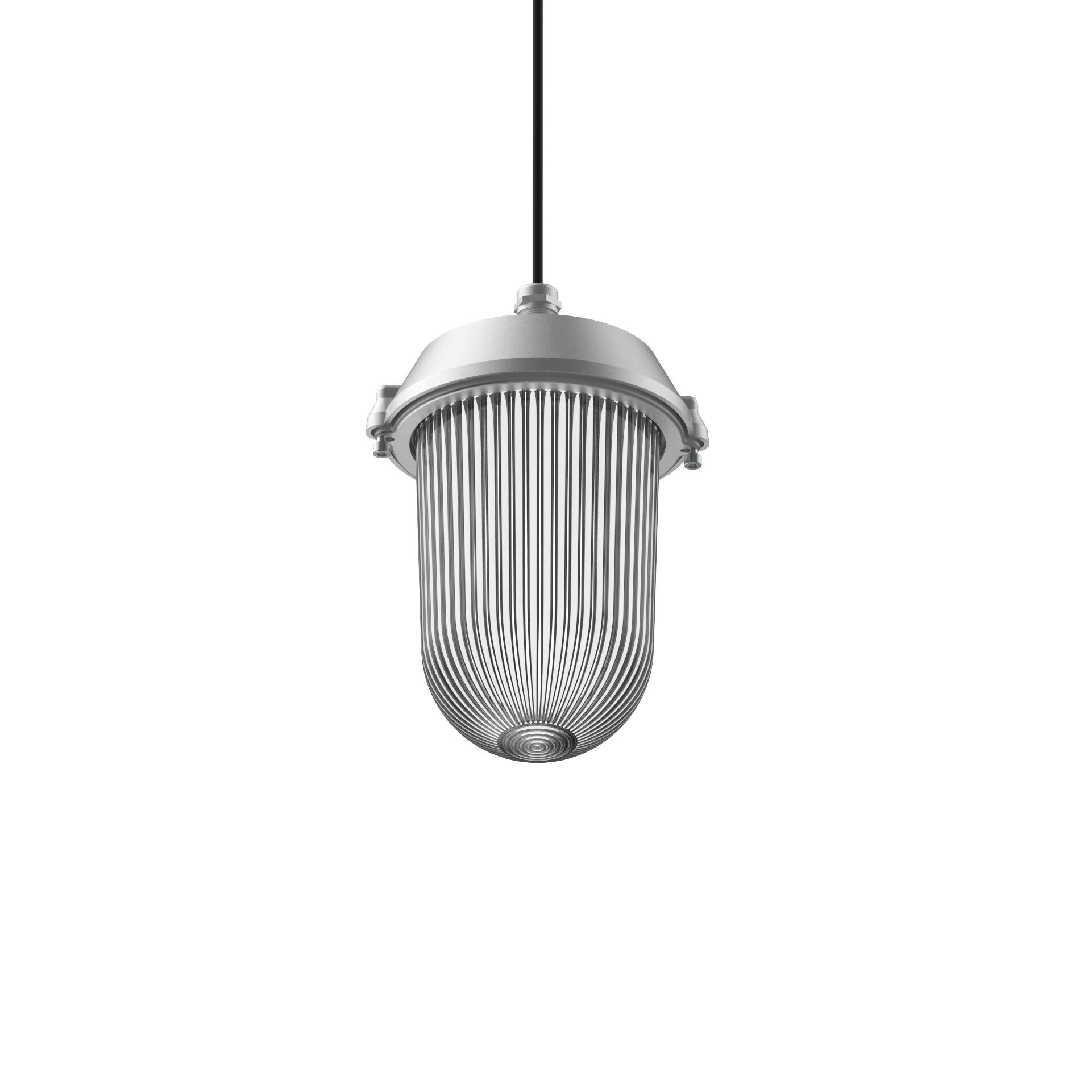 Натуральный алюминиевый подвесной светильник Genuit Silver ARCH-00112659 - Вид №3