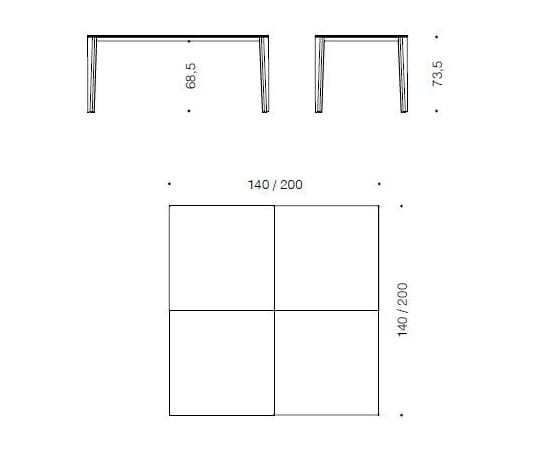 Фиксированный стол Desalto SKIN ARCH-00130020 - Вид №5
