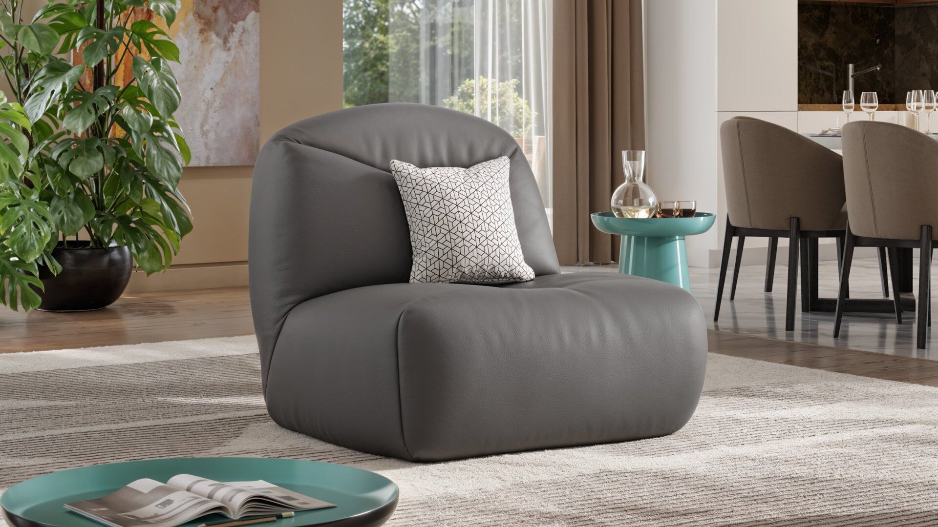 Кожаное кресло Sofanella Molise ARCH-00038228 - Вид №3