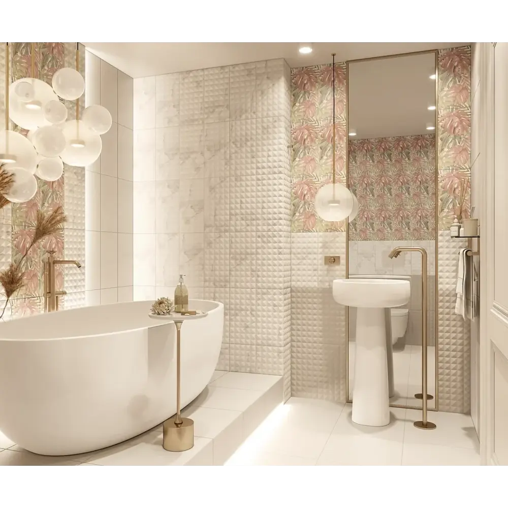 Плитка настенная Culto Asana Lanta 20x40 см 1.2 м² цвет зеленый STLM-2192755 - Вид №6