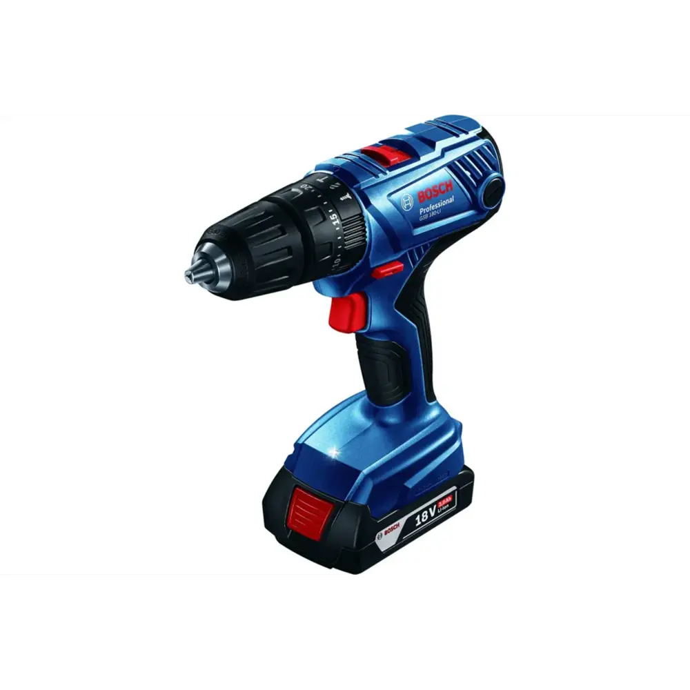 Дрель-шуруповерт аккумуляторная ударный Bosch Professional 0.601.9F8.307, 18 В Li-Ion 2x2 Ач STLM-2159468 - Вид №1