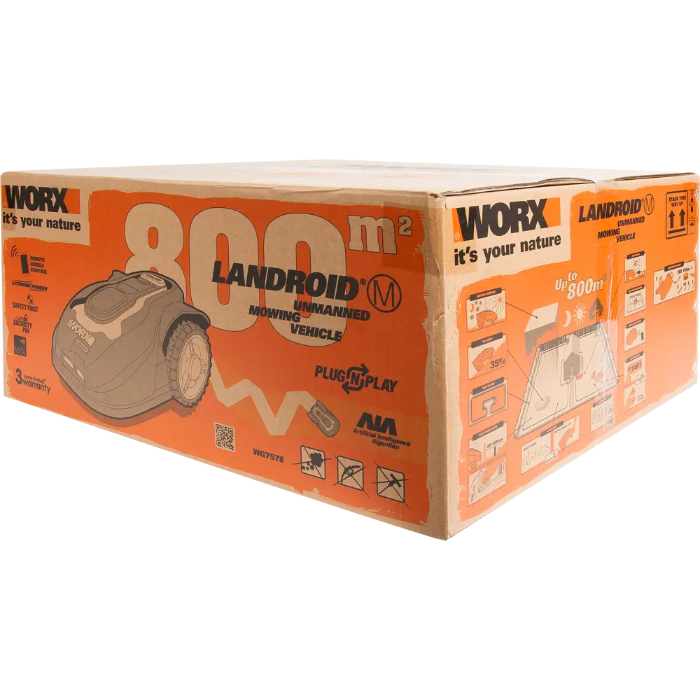 Робот-газонокосилка аккумуляторная Worx Landroid M800I WG757E, 28 В, 18 см STLM-2165910 - Вид №6