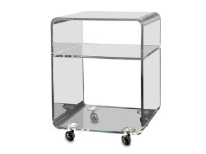 Акриловый шкаф для ванной комнаты с колесами