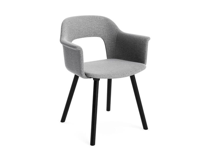 Мягкое кресло с открытой спинкой с подлокотниками Hay макет ARCH-00068393 - Вид №43