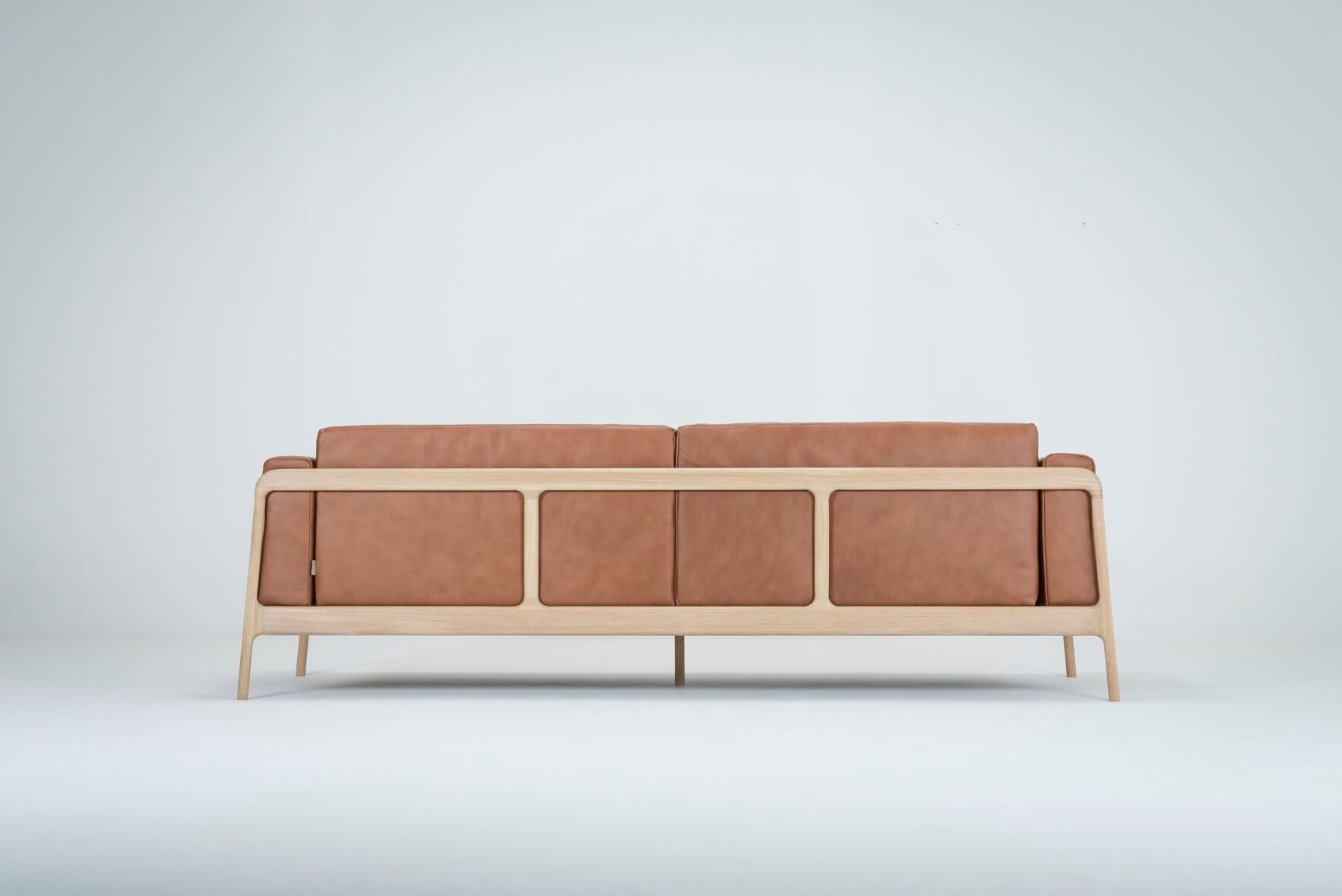 3-местный кожаный диван Gazzda Fawn ARCH-00074385 - Вид №1