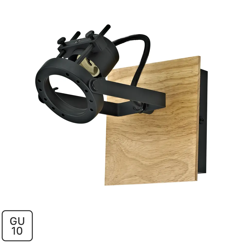 Поворотный спот Inspire Technic с деревянными элементами для акцентного освещения 83618150 STLM-0042888