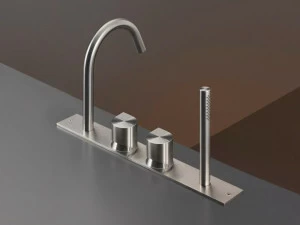 Ceadesign Комплект для ванны из нержавеющей стали с ручным душем на 4 отверстия Duet Det 32