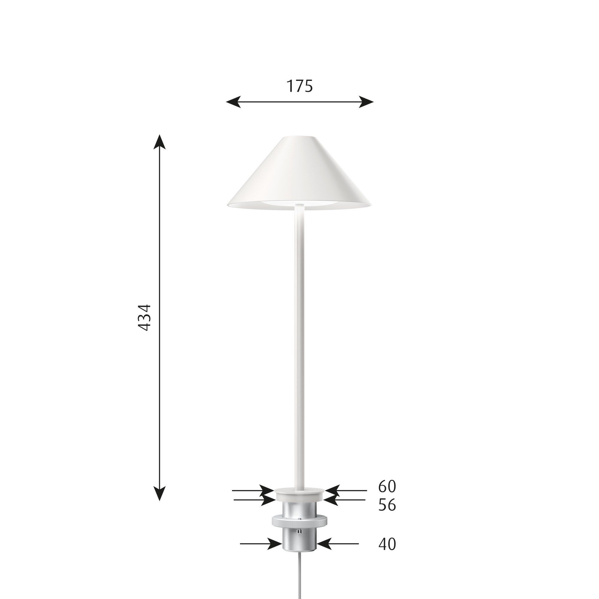 Алюминиевая светодиодная настольная лампа Louis Poulsen Keglen ARCH-00107759 - Вид №7