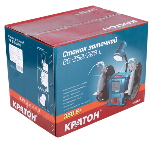 Точильный станок Кратон BG 350/200 L 9136100 STDN-0123765 - Вид №6