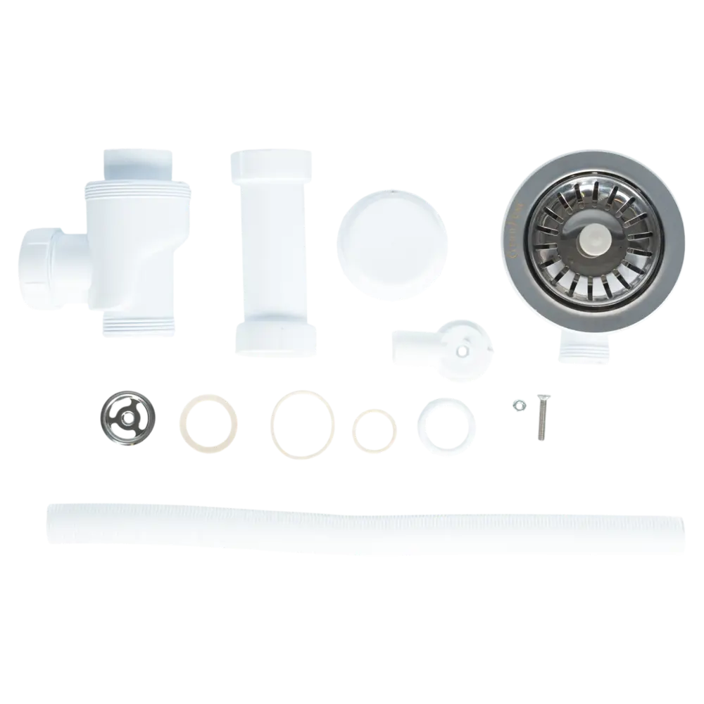 Granfest Level - врезная кухонная мойка из мраморной крошки черного цвета 89404388 STLM-1571400 - Вид №4