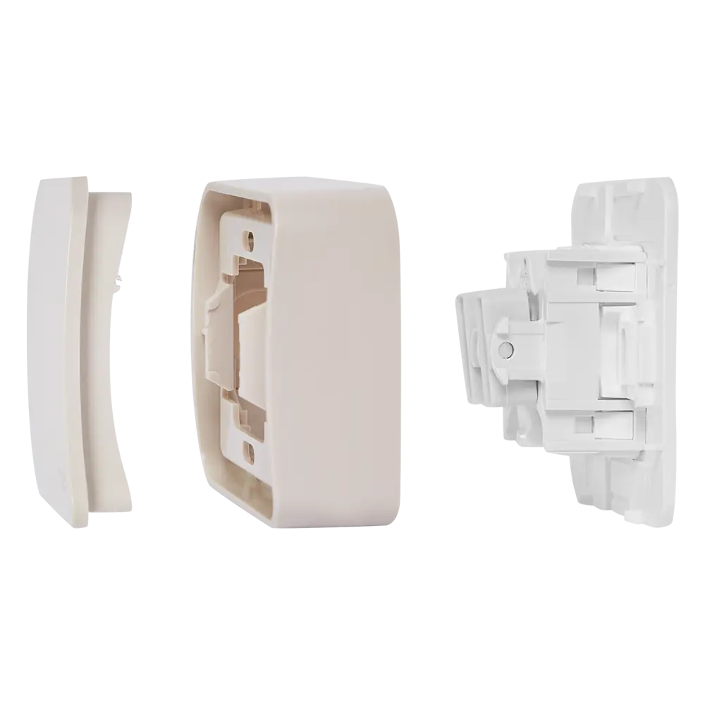 Выключатель накладной Schneider Electric Blanca 10 А 1 клавиша цвет бежевый SYSTEME ELECTRIC STLM-2161145 - Вид №5