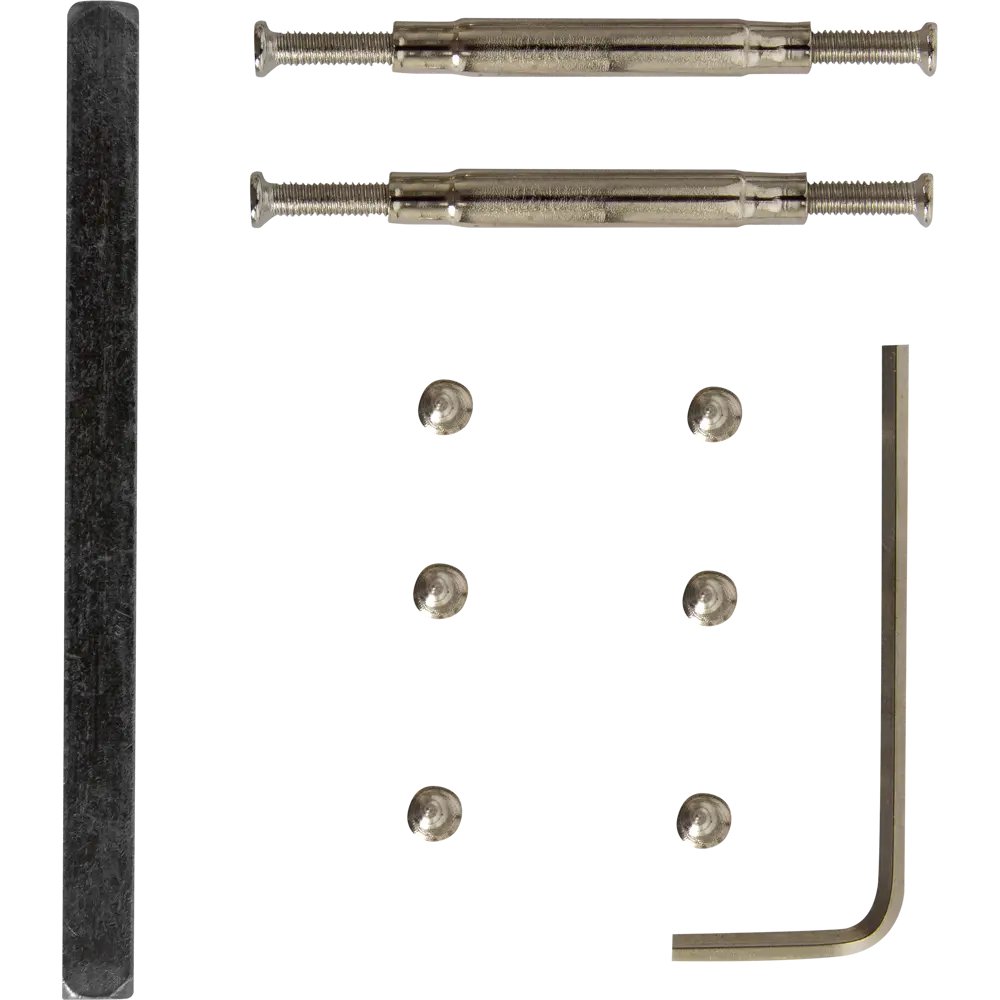 Комплект дверных ручек без запирания SET45/A REX TL/HD SN/CP-3 матовый никель/хром PUNTO STLM-2112361 - Вид №4