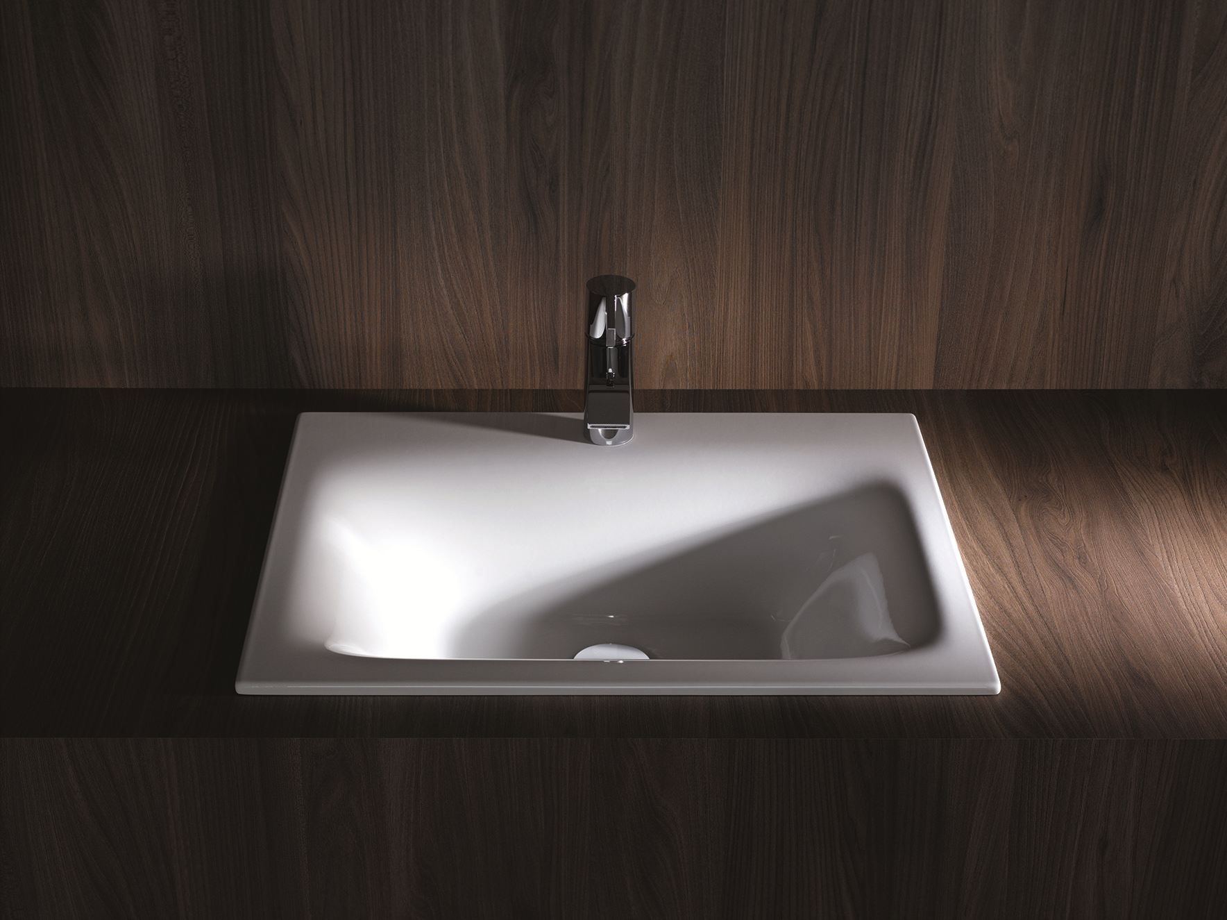 Прямоугольная встраиваемая раковина из эмалированной стали Bette BetteLux ARCH-00081215 - Вид №1