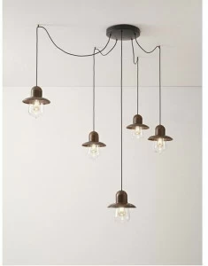 Aldo Bernardi Подвесной светильник из латуни Guinguette indoor
