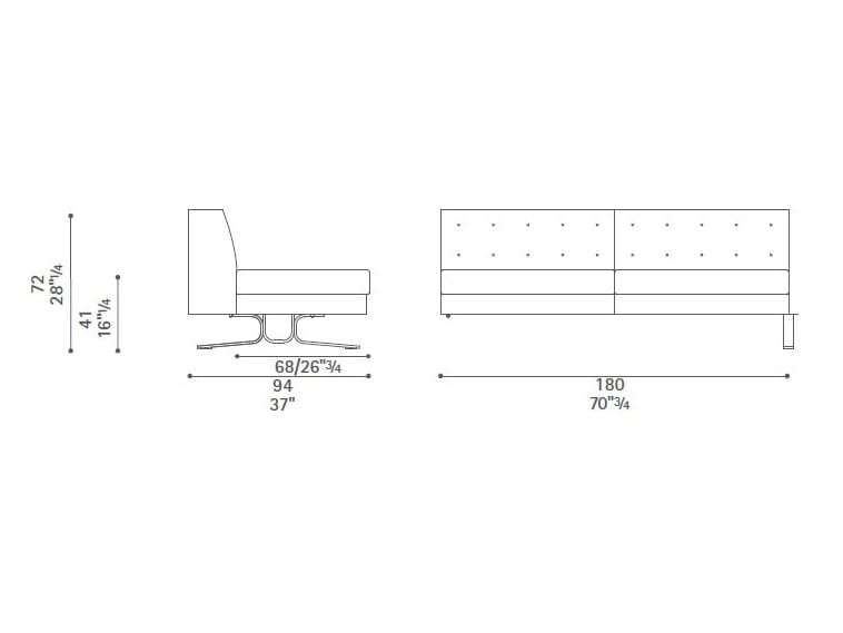Кожаный модульный диван Poltrona Frau коллекция - диваны и кресла ARCH-00113476 - Вид №7