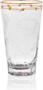10646948 Moser Набор из 6 стаканов для воды 370мл "Паула" Хрусталь бессвинцовый