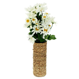 90347151 Цветок искусственный в горшке Белые ромашки 40 см STLM-0194760 GLORIA GARDEN