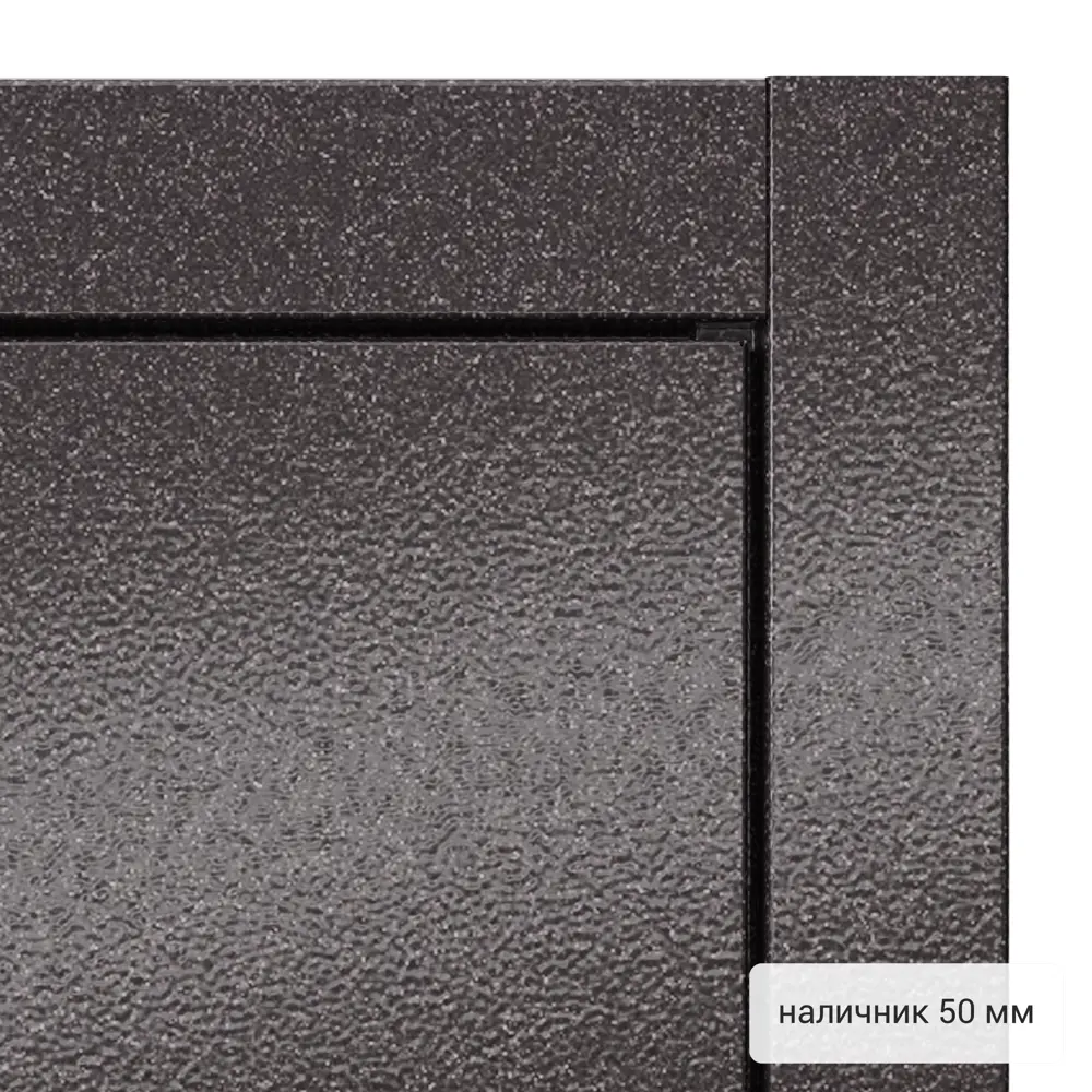 Дверь входная металлическая Стаф 860 мм правая цвет шоколад TOREX STLM-2067453 - Вид №3