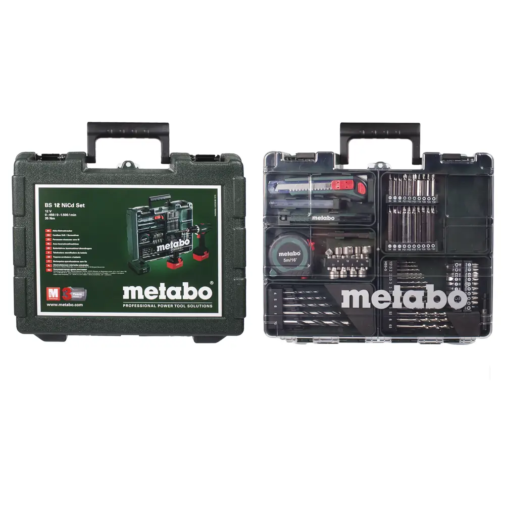 Шуруповерт Metabo BS 12, Ni-Cd 12 В, 1,7 Ач STLM-2064178 - Вид №4