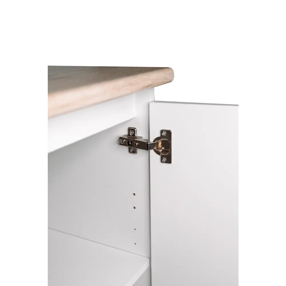 Кухонный шкаф напольный Миус 60x85x60 см ЛДСП цвет белый 89387888 STLM-2182176 Santreyd - Вид №4